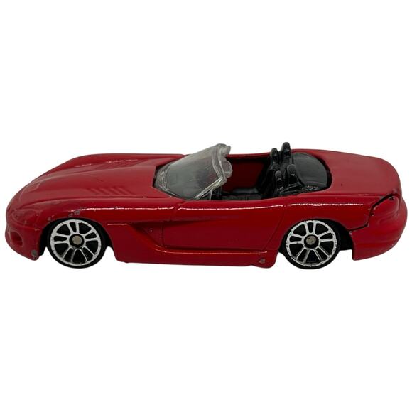 "Vintage Maisto Dodge Viper SR-10 Convertible Diecast Car - Red Sports Car 1:64" - Picture 3 of 10